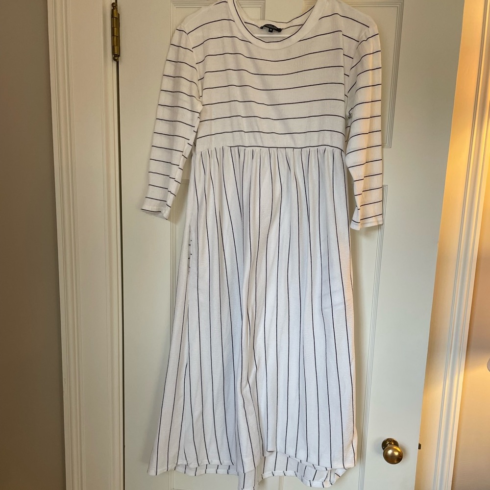 Roolee Striped Mama Dress